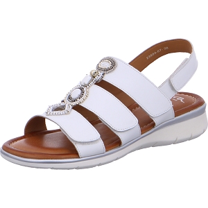 RAFIA 23604:Cuir/Blanc