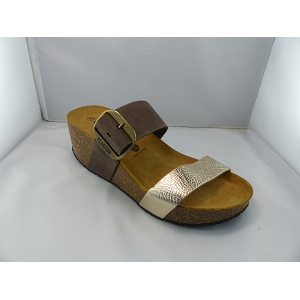 MULE FILLE SO ROCK:Cuir/Marron