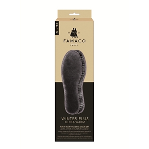 FAMACO SEMELLE MOUTON VERITABLE<br>Noir