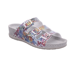 BALLERINE SONIA 5851:Cuir/Multicouleurs