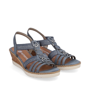 ZACK R6264 12:Cuir/Bleu
