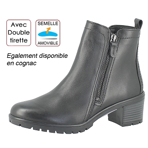 9126 FIONA 03:Cuir/Noir