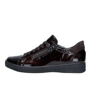 PENIA 34432 96:Cuir et cuir verni/Bordeaux
