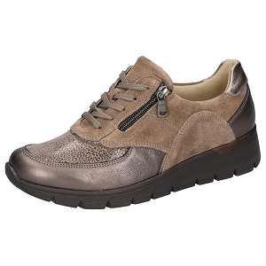 32442 08 626K02 600014:Cuir et stretch/Taupe
