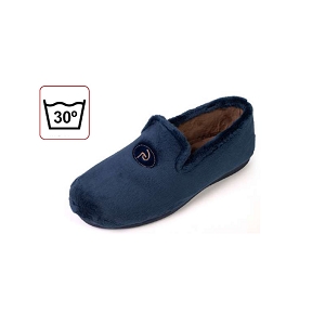 CHARENTAISE FOUREE LAINE GA 6501 374:velours/Gris