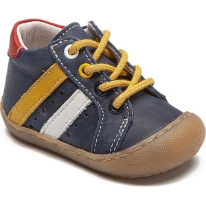 8636B501 SILVIN:Cuir/Marine