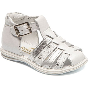 KADO PLAYA:Cuir/Blanc
