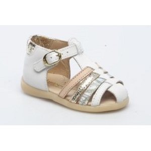 35701 7074B127:Cuir/Blanc