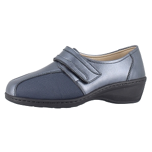  VA 7034<br>Cuir et stretch Bleu