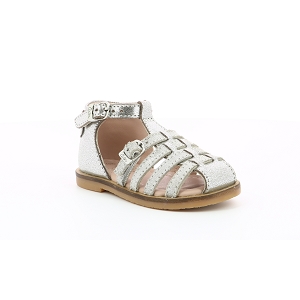 783 VERSEUSE NINI:Cuir/Argent