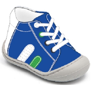 MULE VELO 088 ENZO:Cuir/Bleu