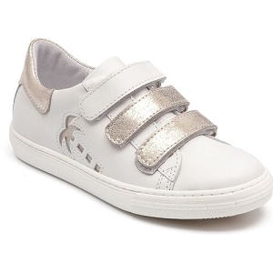  330 MELANY:Cuir/Blanc