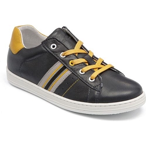 TYPO 605 GAREN:Cuir/Marine