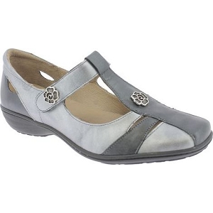 454 SUSAN INCISE:Cuir/Gris