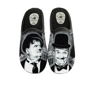  MULE LAUREL HARDY<br>Textile Imprimé