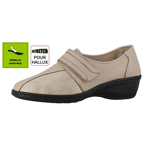  2463<br>Cuir et Synthétique Beige