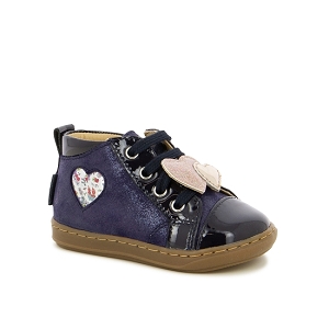  BOUBA HEART<br>Cuir Marine