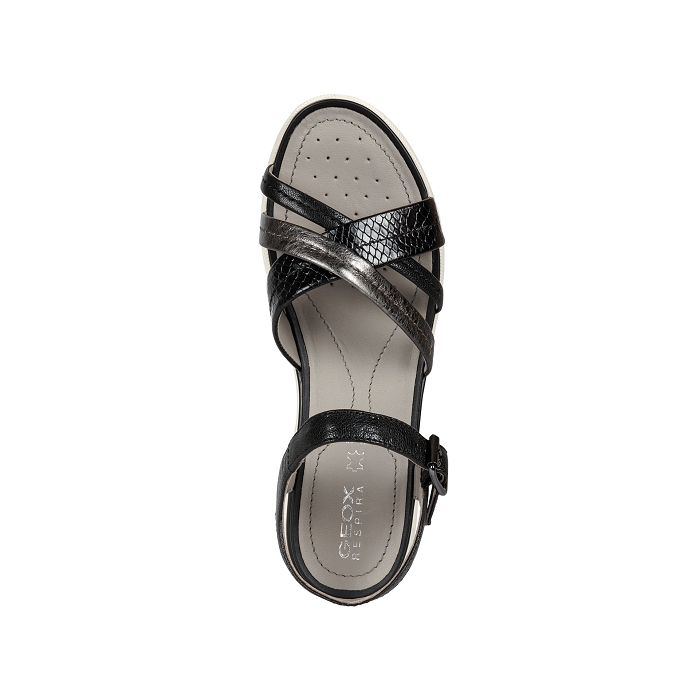 Geox nu pieds sandales d02gza noir1001601_5