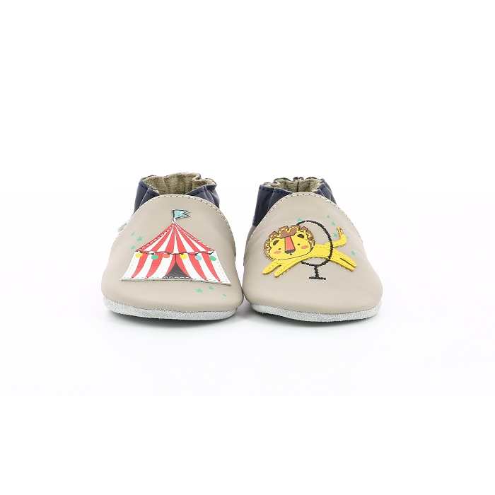 Robeez chaussons lion circus gris1020201_5
