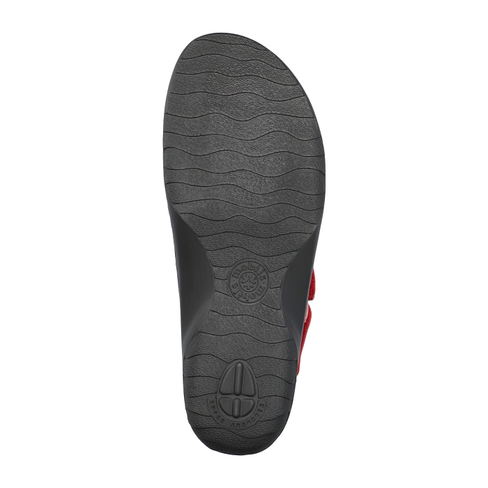 Mobils ergonomic mephisto nu pieds sandales getha rouge1021605_5