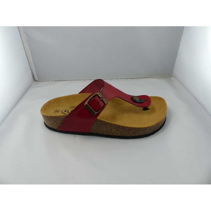 Plakton nu pieds sandales cp bolero rouge1023601_3