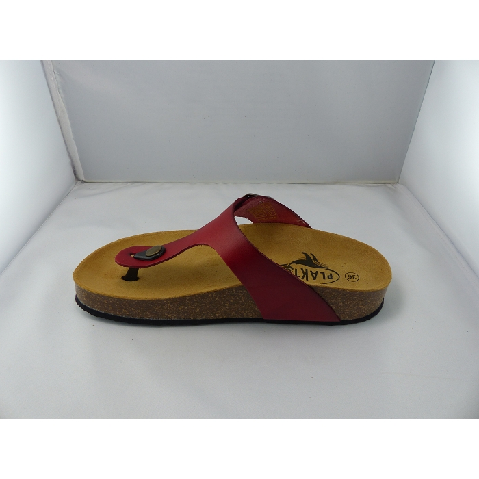Plakton nu pieds sandales cp bolero rouge1023601_4