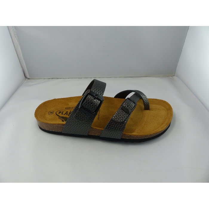 Plakton nu pieds sandales bombay argent1024301_3