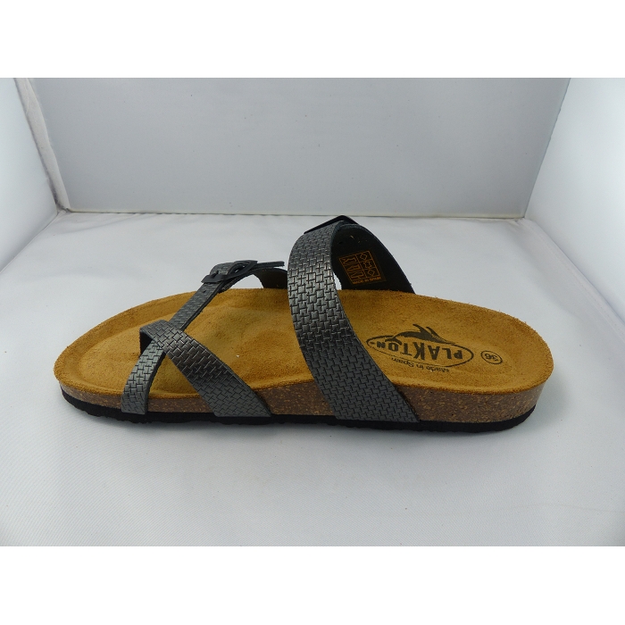 Plakton nu pieds sandales bombay argent1024301_4