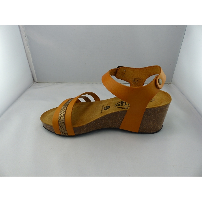 Plakton nu pieds sandales brescia orange1024501_4