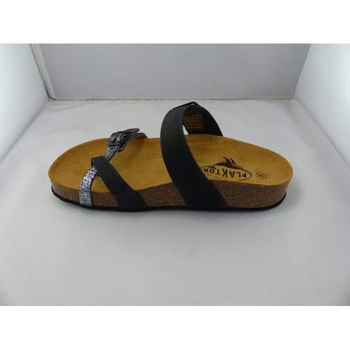 Plakton nu pieds sandales cp bombay noir1024601_4