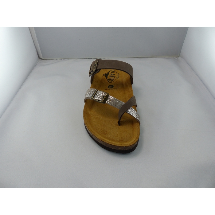 Plakton nu pieds sandales bombay marron1024701_2
