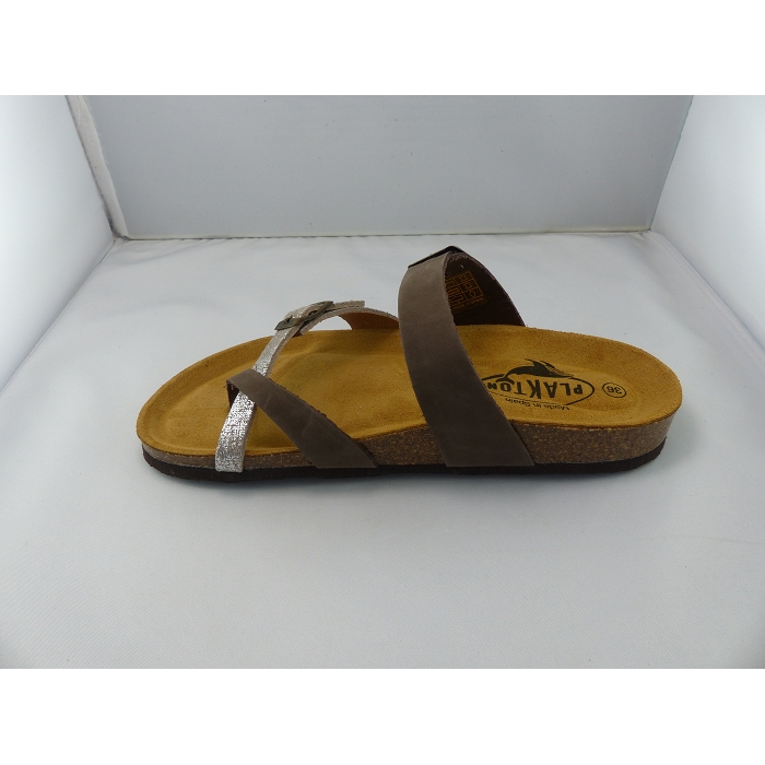 Plakton nu pieds sandales bombay marron1024701_4