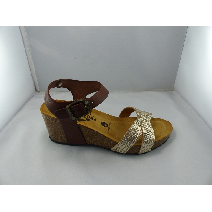 Plakton nu pieds sandales brandy or1024901_3