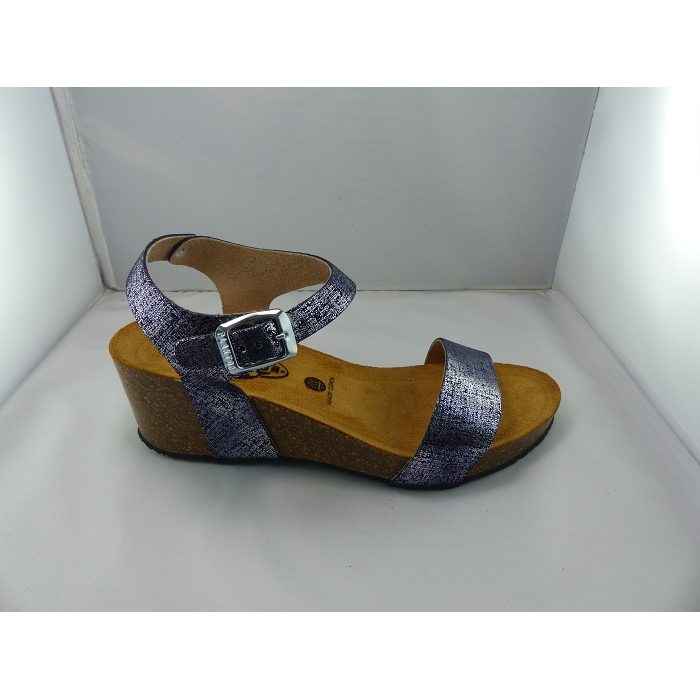 Plakton nu pieds sandales brissa bleu1025001_3