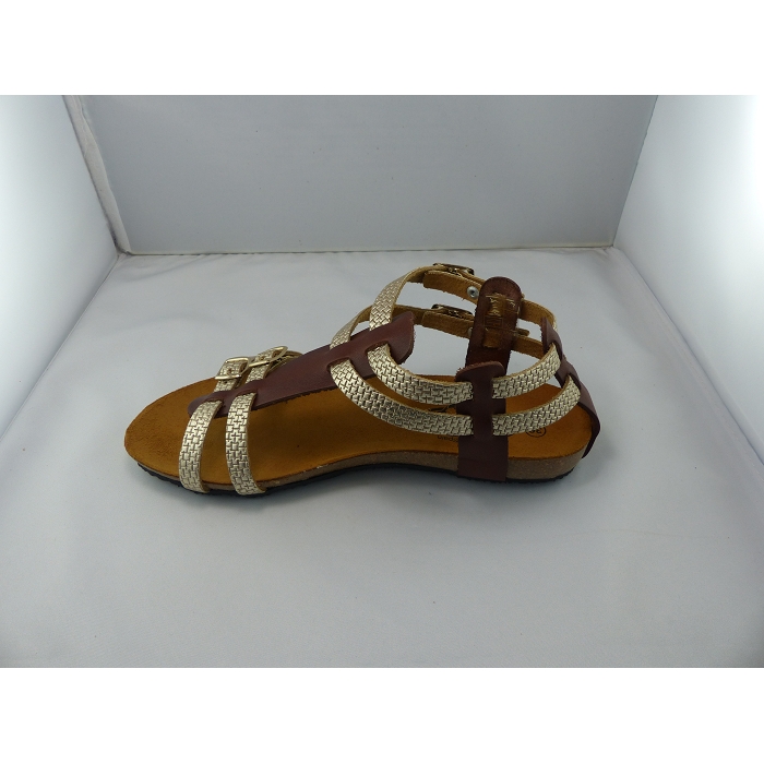 Plakton nu pieds sandales mam almond argent1025901_4