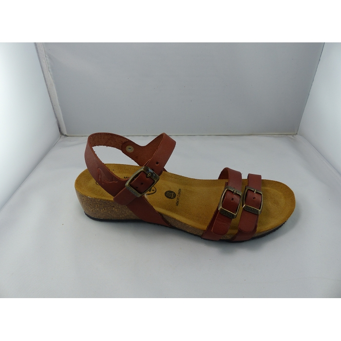 Plakton nu pieds sandales novela marron1026101_3