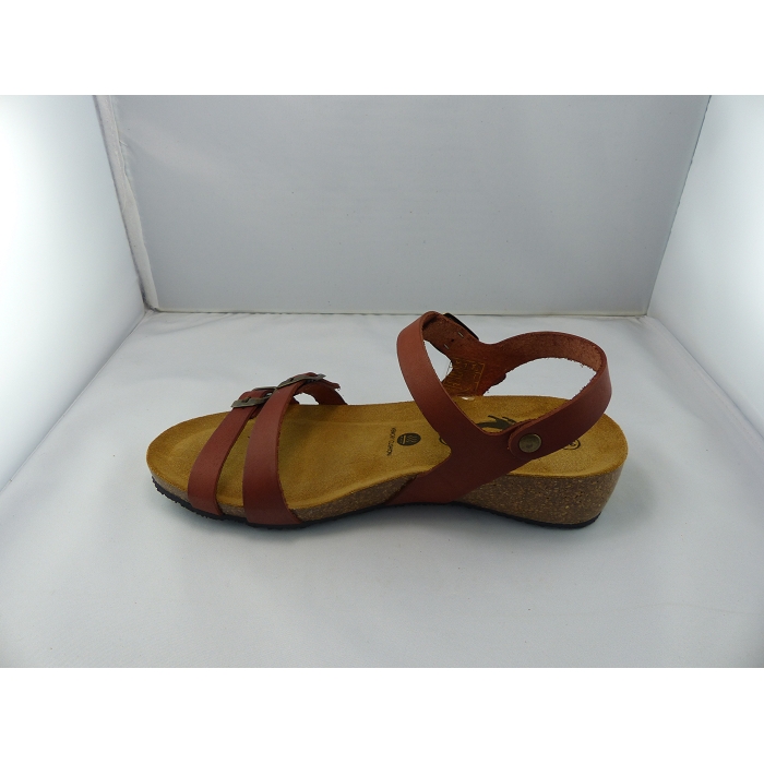 Plakton nu pieds sandales novela marron1026101_4