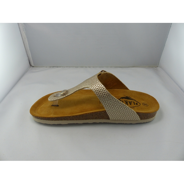 Plakton nu pieds sandales bolero argent1026501_4