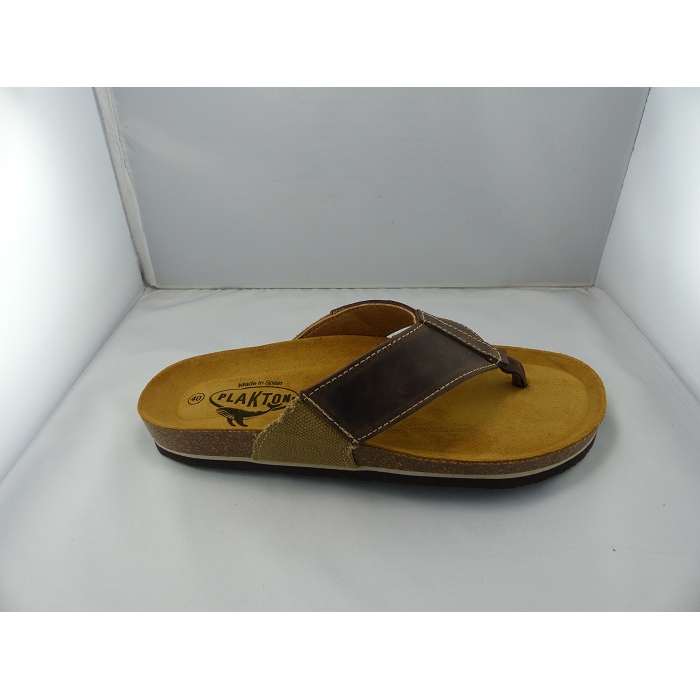 Plakton nu pieds et sandales borneo marron1027401_3