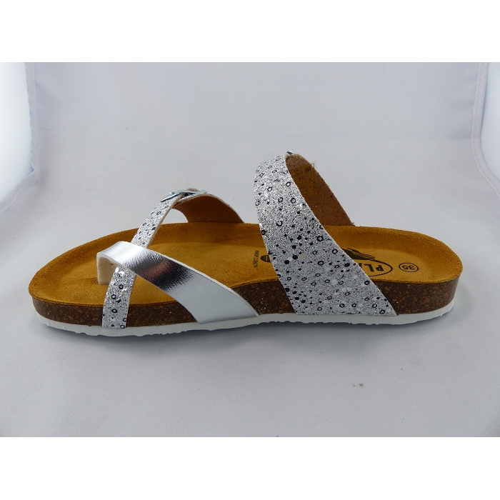 Plakton nu pieds sandales bombay teen blanc1030601_4