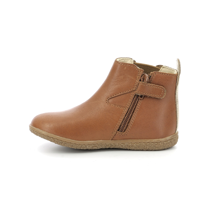 Kickers bottines vermillon camel1036701_4