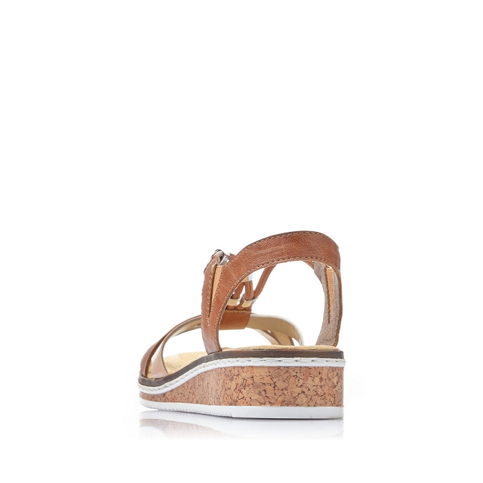 Rieker nu pieds sandales v3657 marron multicouleurs1063501_5