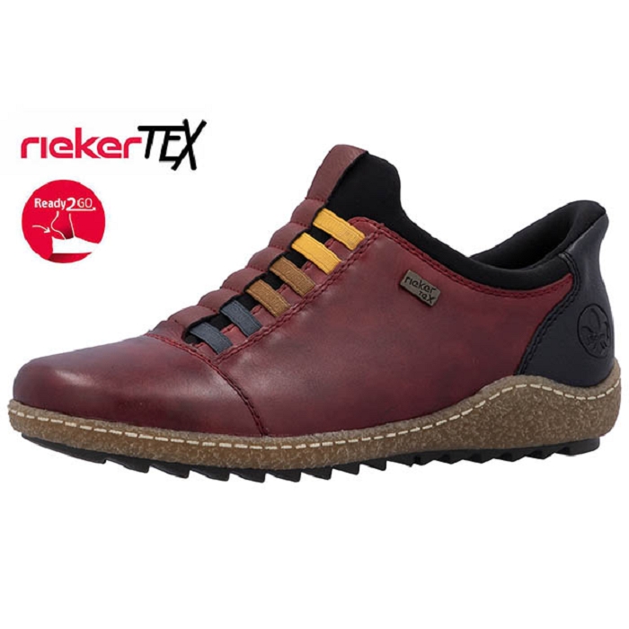Rieker baskets l7562 35 bordeaux1077901_2