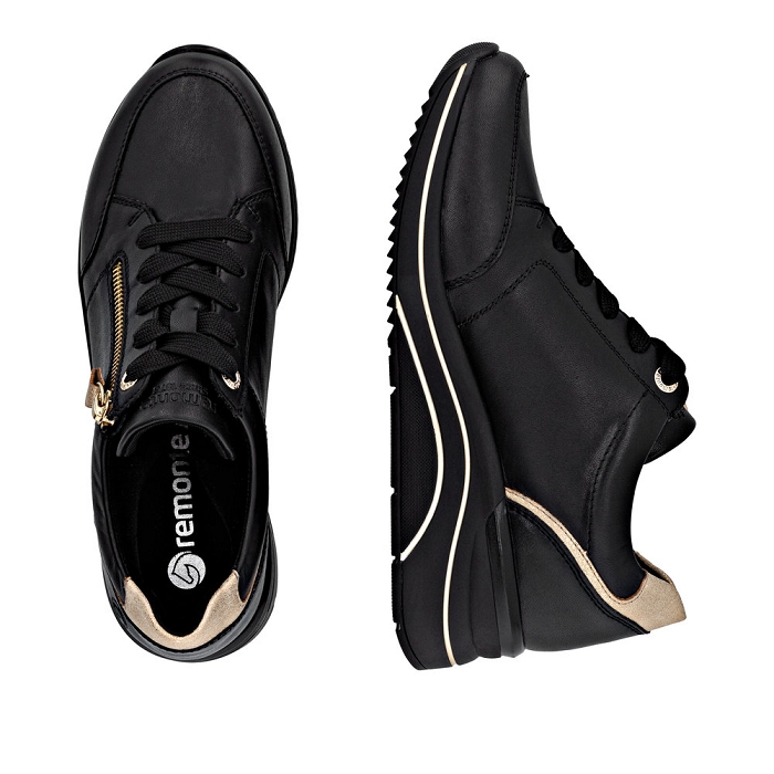 Remonte baskets d0t03 03 noir multicouleurs1081701_4