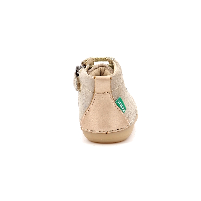 Kickers premiers pas sonizip beige or1092901_3