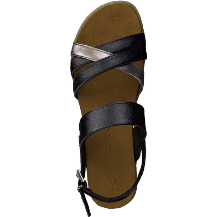 Marco tozzi nu pieds sandales 28410 20 noir4001201_5