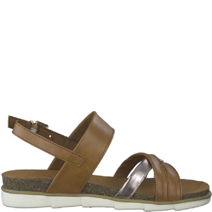 Marco tozzi nu pieds sandales 28410 20 cognac4001401_2