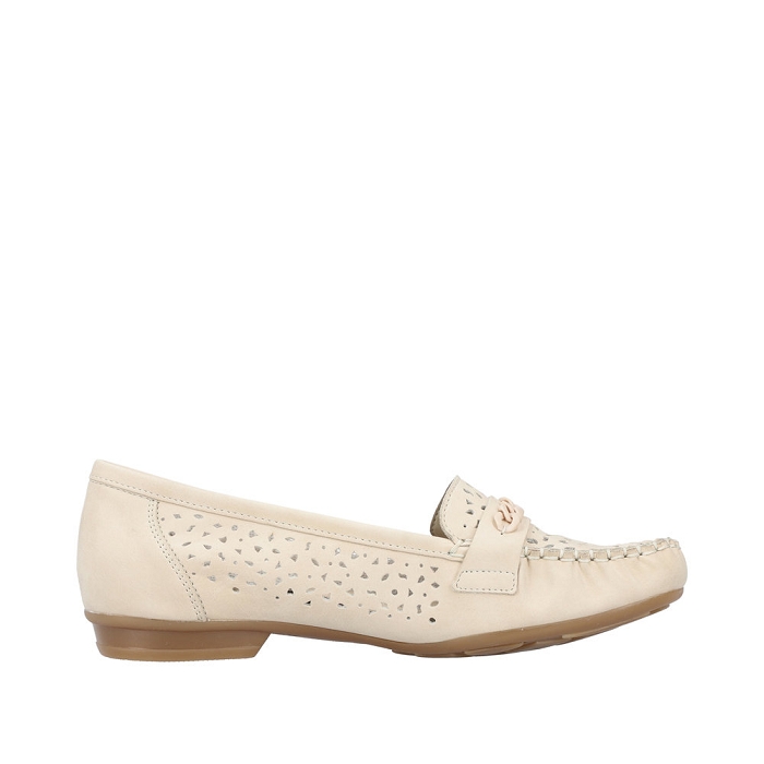 Rieker mocassins 40068 blanc beige4026801_2