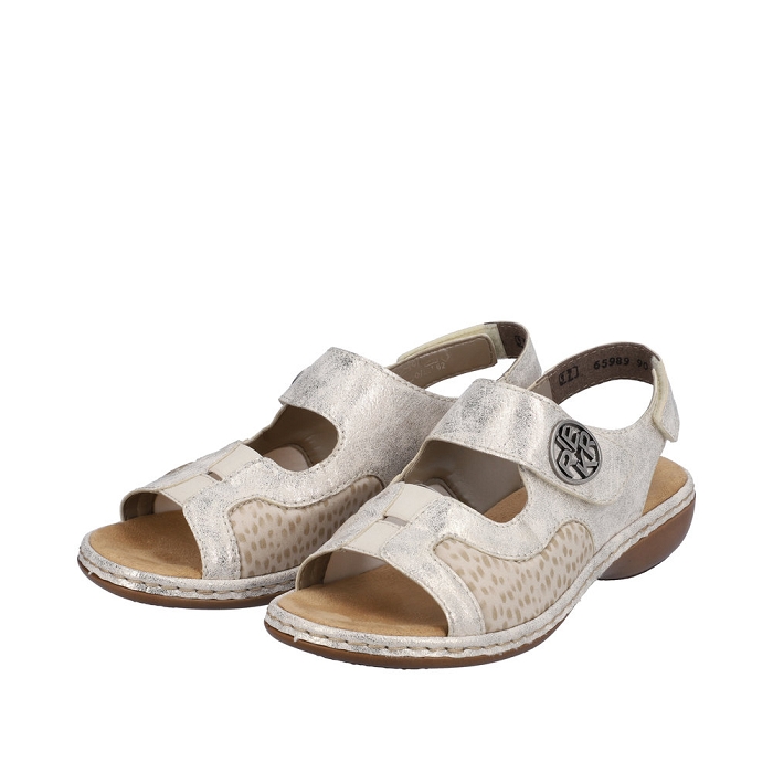 Rieker nu pieds sandales 65989 beige4030201_4