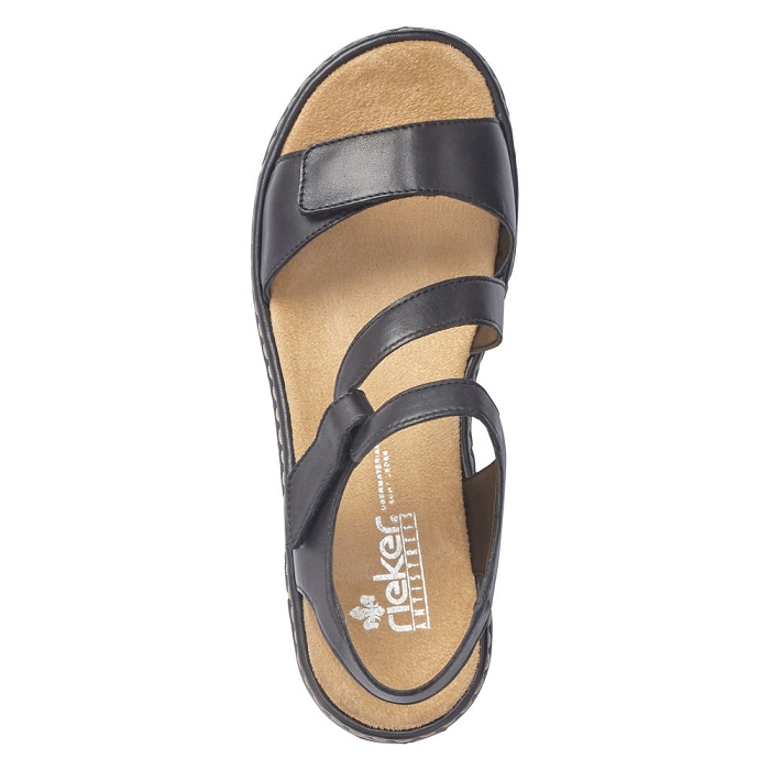 Rieker nu pieds sandales 659c7 noir4030301_3